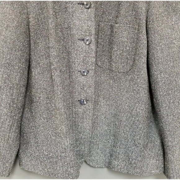 Maggie McNaughton Vtg Women's Blue Blazer Jacket Sz 18 Office Business Preppy - Picture 4 of 7